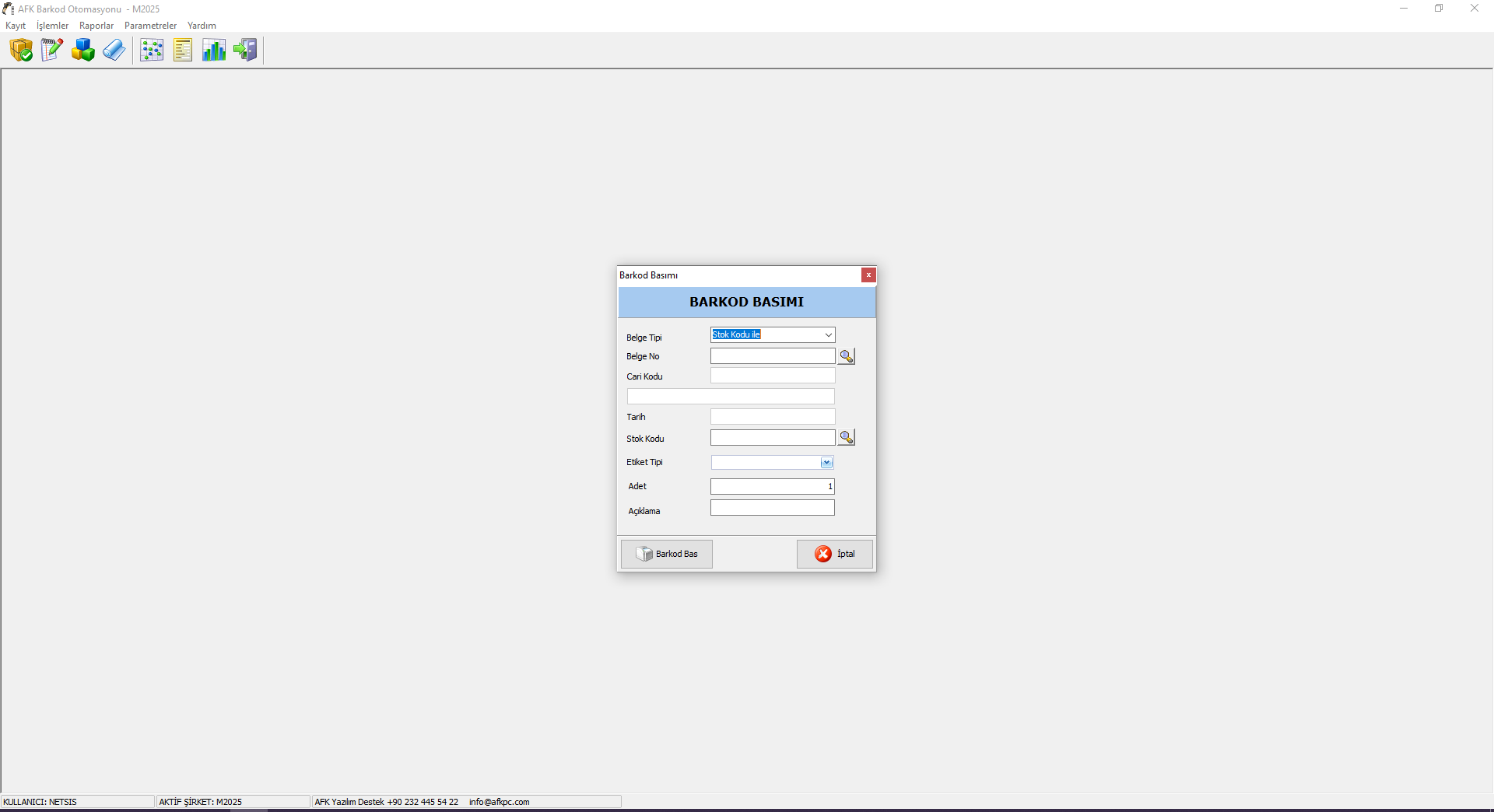 Depo Yönetim Ekranı 3